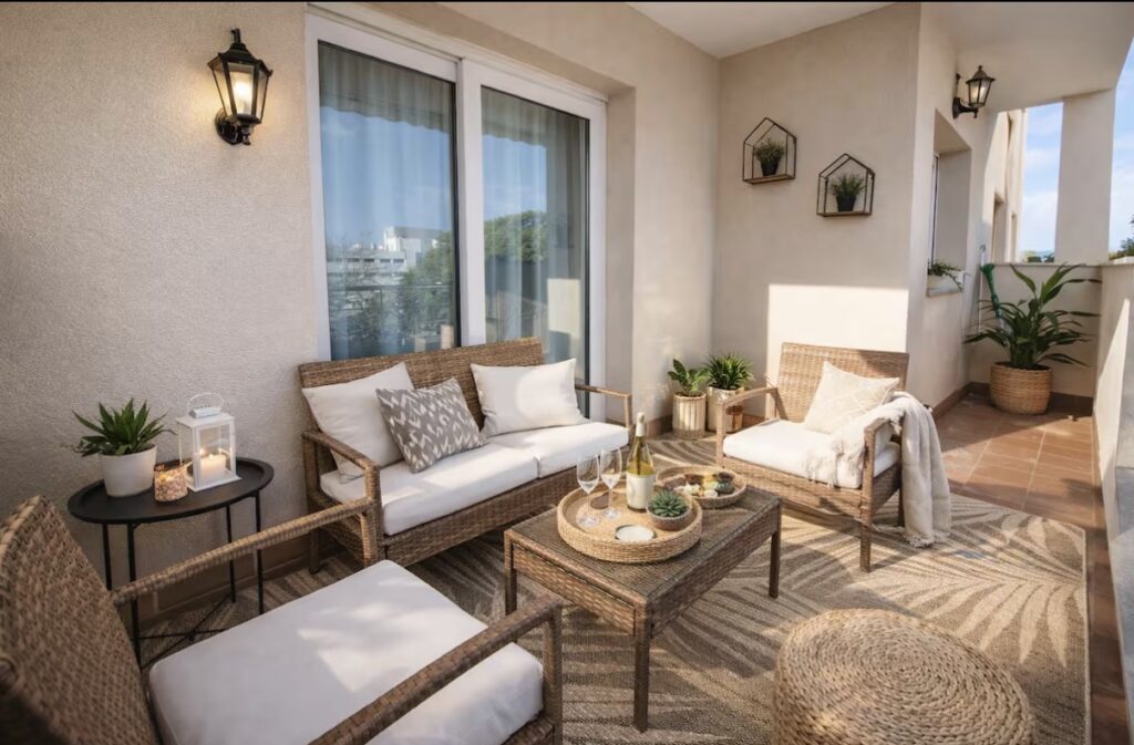 Apartamento Jábega en Torremolinos con vistas al mar y terraza