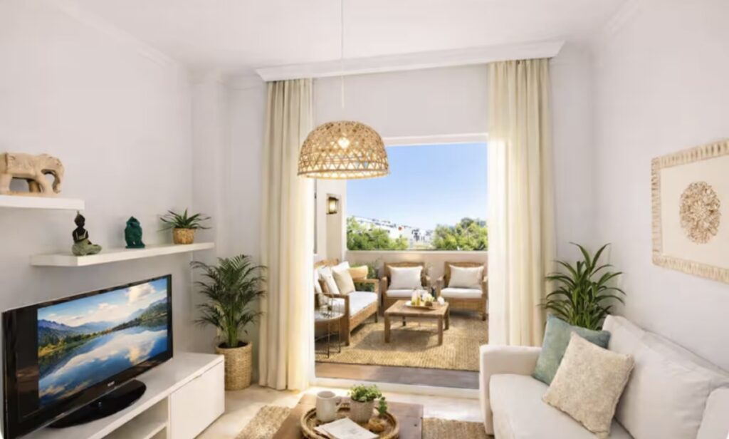 Apartamento Jábega en Torremolinos con vistas al mar y terraza